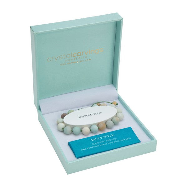 Crystal Carvings Amazonite Bracelet