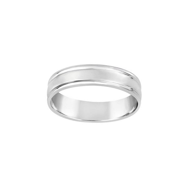 9ct white gold wedder style ring