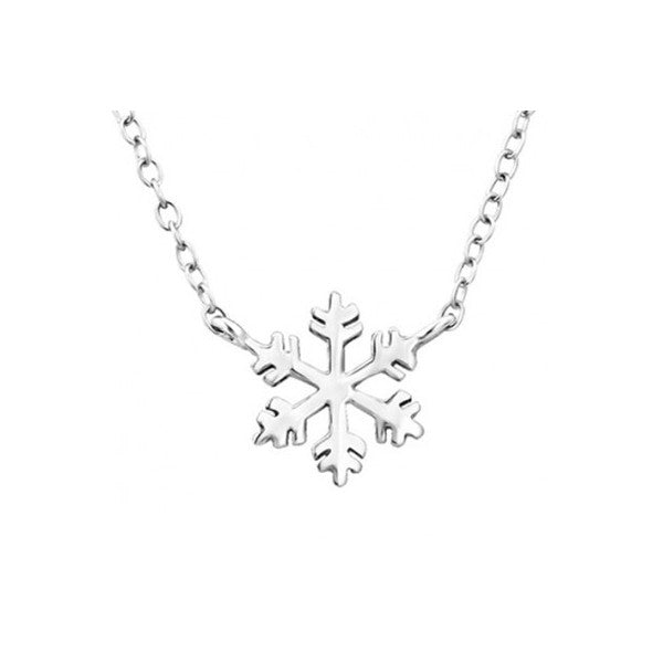 SS Snowflake Necklace