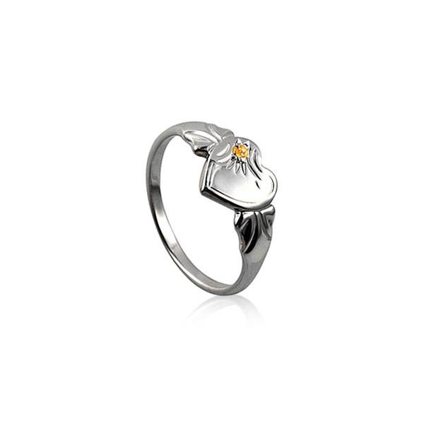 Sterling Silver November Signet Ring