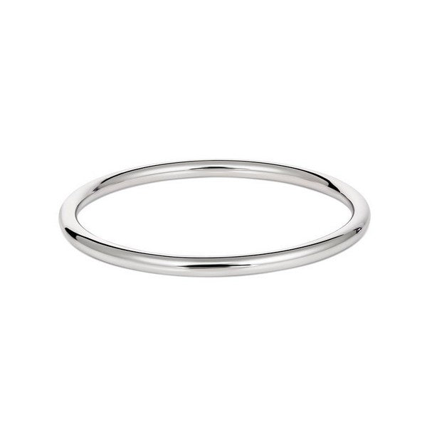 Sterling Silver Traditional Hollow Golf Bangle Baby To Adult Sizes Available