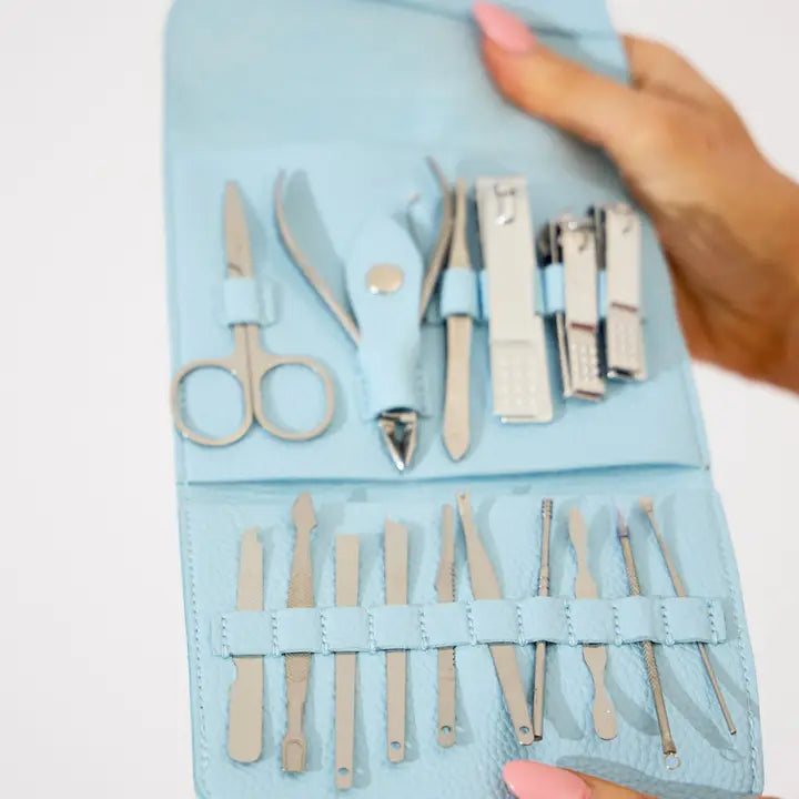 Manicure Set - Blue