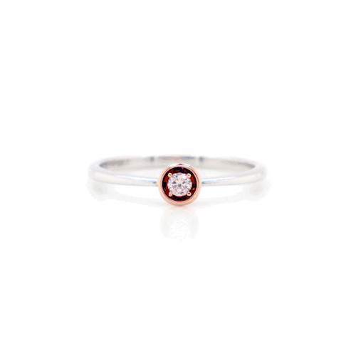 18CT 2T ARGYLE PINK DIAMOND RING OPHELIA
