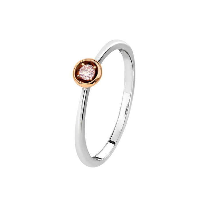 18CT 2T ARGYLE PINK DIAMOND RING OPHELIA