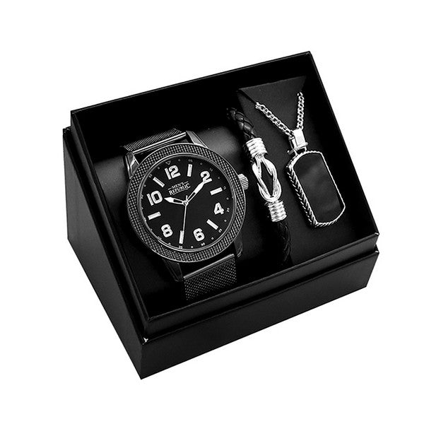 Mens Republic Watch and Jewellery Set