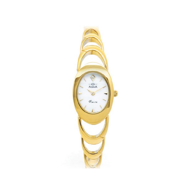 Adina 'Flaire' Mother of Pearl Dial Dress Watch