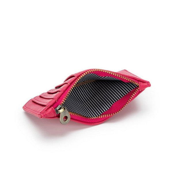 Gabbie Card Holder Coin Purse - Fucshia