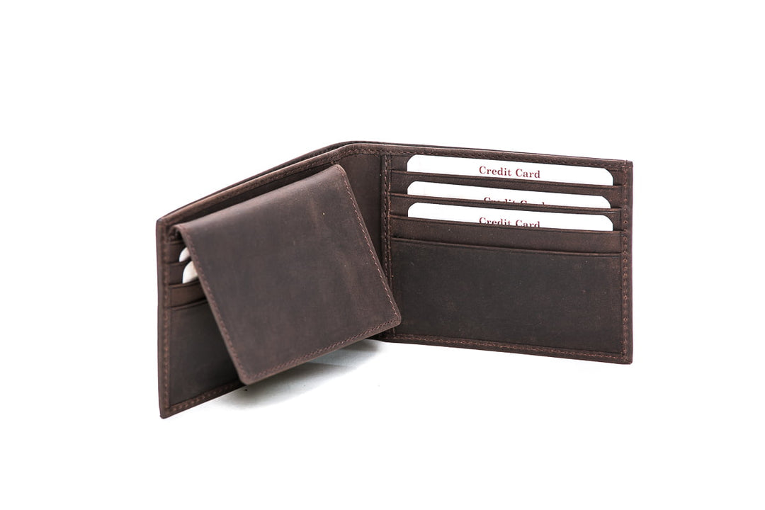 Leather RFID Brown Wallet - George