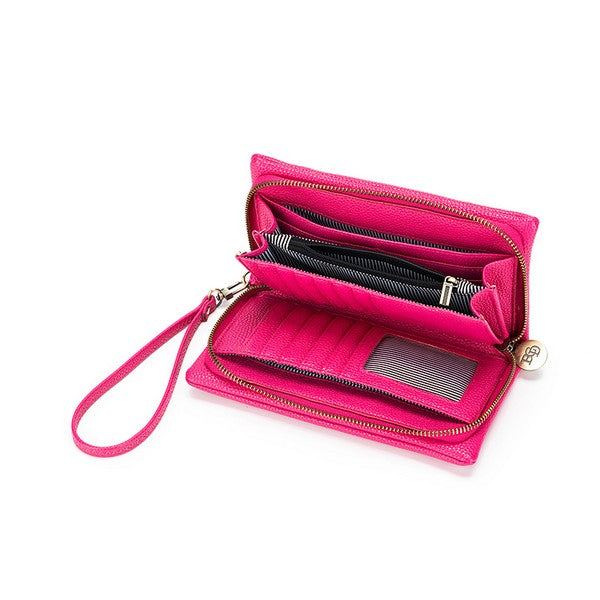 Mavie Phone Holding Wallet - FUCHSIA