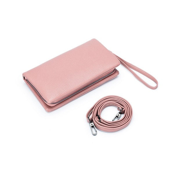 Mavie Phone Holding Wallet - Deep Pink