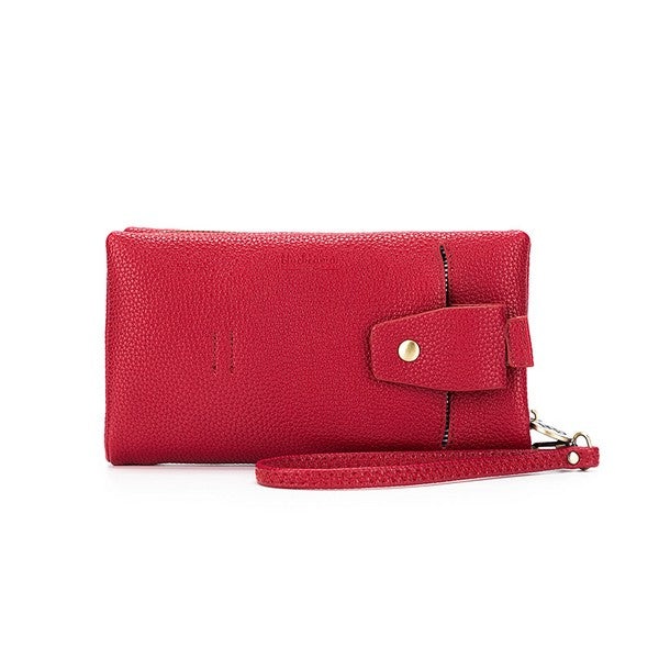 Mavie Phone Holding Wallet - Raspberry