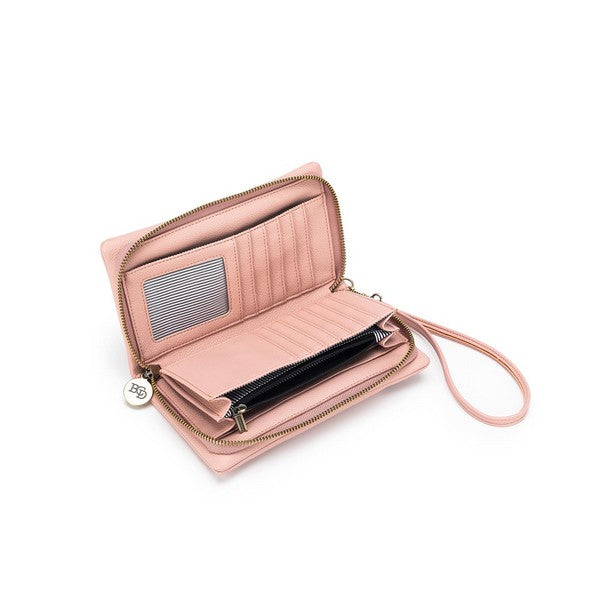 Sky Phone Holding Wallet - Soft Pink