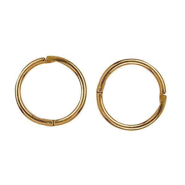 Gold Plated Plain Sleepers 10mm