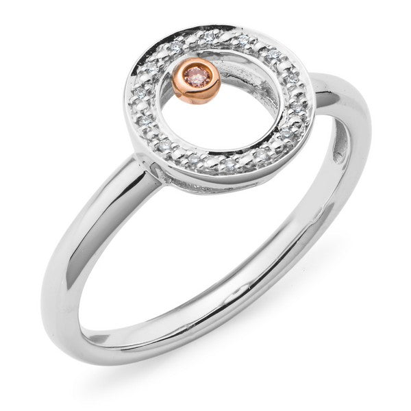 9ct white gold Argyle Pink Diamond Ring