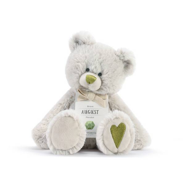 August Birthstone Plush Bear