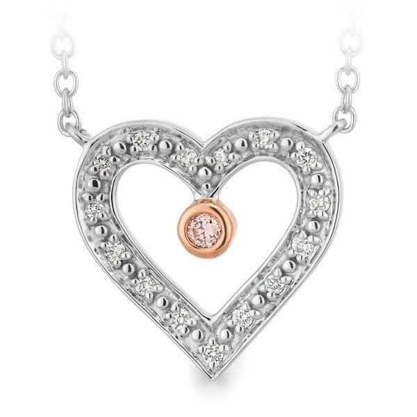 Argyle Pink Diamond Heart Necklace